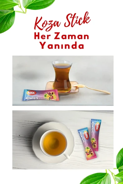 Koza Tek İçimlik Kokteyl Aro. İçecek Tozu (50 Stick) - Resim 5