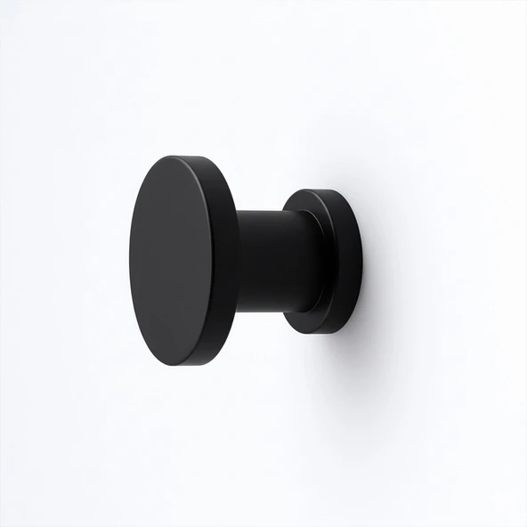 Alex Lüks Askı Mat Siyah Metal Askılık Banyo Mutfak Salon Askısı Şık Tasarım Dayanıklı Kullanım ürün görseli