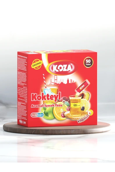 Koza Tek İçimlik Kokteyl Aro. İçecek Tozu (50 Stick) ürün görseli 1