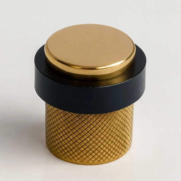 Tırtıklı Titanyum Kapı Tamponu Yüksek Dayanım Çarpma Engelleyici Metal Duvar Koruma Stoperi ürün görseli