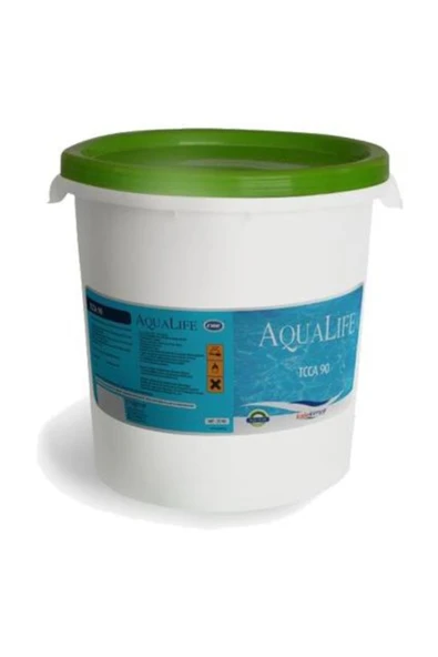 Aqualife Tcca %90 Stabil Aktif Granül Havuz Klor 25kg ürün görseli