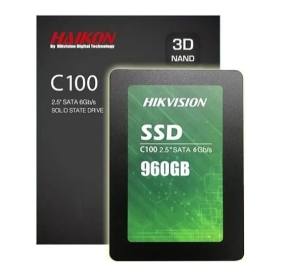 Hikvision 960Gb Ssd Sata 3 Ssd-C100-960G 560Mb-500Mb ürün görseli 1