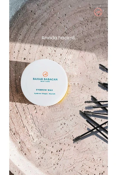 Bahar Babacan Kalıntı Bırakmayan Özel Dokulu Hacim Veren Kaş Sabitleyici Ve Şekillendirici Wax 50ml - Resim 5