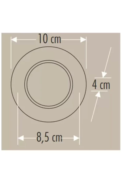 Cata Ct-5258 Zebra Led Armatür 6w 3 Renk 10’lu Paket - Resim 2