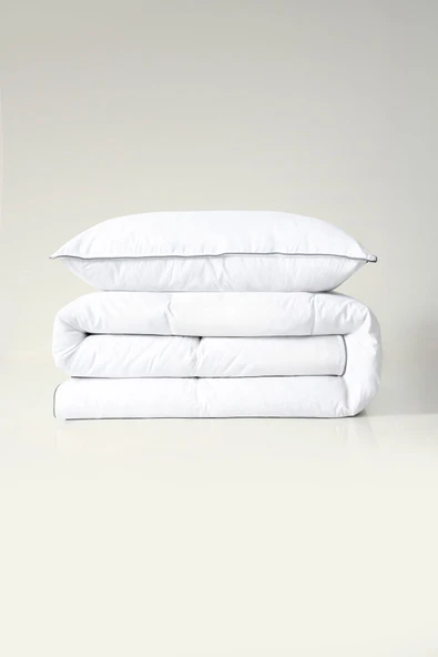 Varol Premium Kaz Tüyü Yorgan %70 Gıdık / %30 Sırt – Çift Kişilik (195×215 cm) - Resim 4