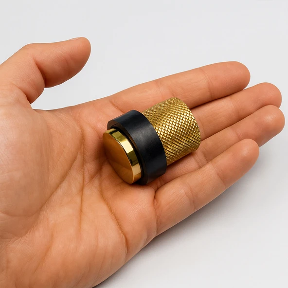 Tırtıklı Titanyum Kapı Tamponu Yüksek Dayanım Çarpma Engelleyici Metal Duvar Koruma Stoperi - Resim 5