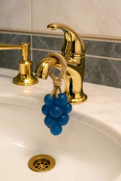 Üzüm Demeti Doğal Sabun – El Yapımı, Kokulu, 11’li - ZTSABUN  Mavi - Resim 3