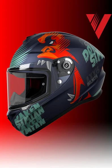 AXXIS DRAKEN S SIMIAN B6 MATT GREEN ürün görseli