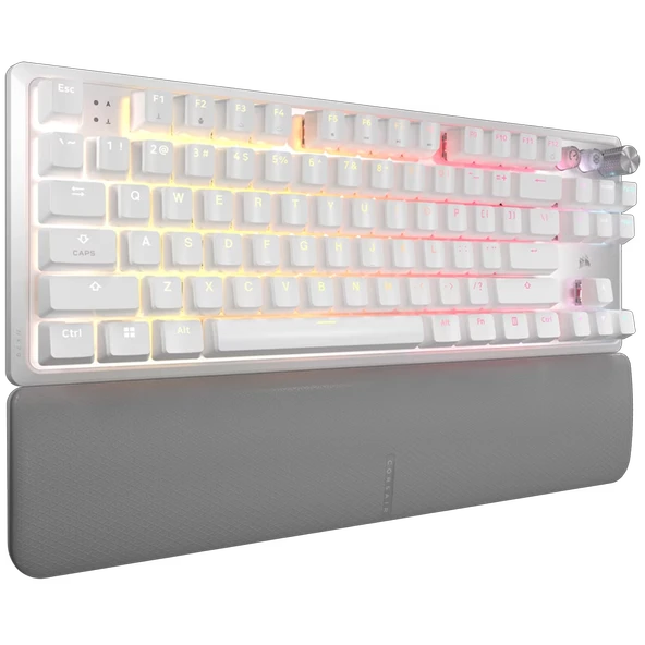 CORSAIR K70 PRO TKL High-Performance Hall Effect Switch RGB Türkçe Beyaz Gaming Klavye CH-911921G-TR - Resim 2