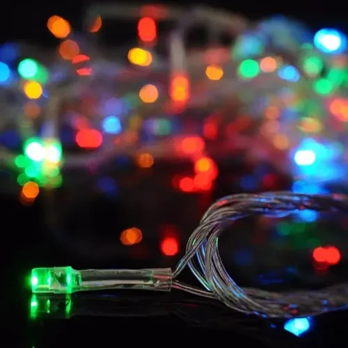 5m 30 LED Pilli RGB Peri LED - Resim 5