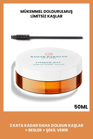 Bahar Babacan Kalıntı Bırakmayan Özel Dokulu Hacim Veren Kaş Sabitleyici Ve Şekillendirici Wax 50ml - Resim 6