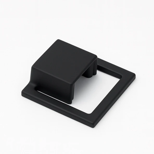 Marko Siyah Metal Gömme Tarz Mobilya Kulp 32 mm Modern Dekoratif Dolap ve Çekmece Kulbu Dayanıklı ürün görseli