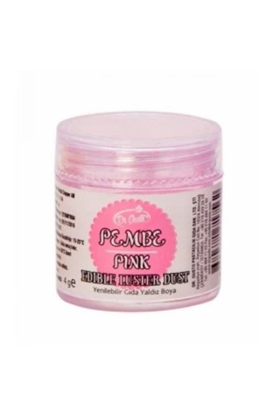 Dr. Gusto Yenilebilir Pembe Metalik Toz Sim Boya 4 gr ürün görseli