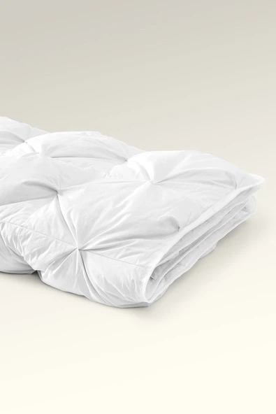 Varol El Yapımı Queen Kaz Tüyü Yorgan %90 Gıdık / %10 Sırt – Battal Boy 215×235 cm - Resim 3