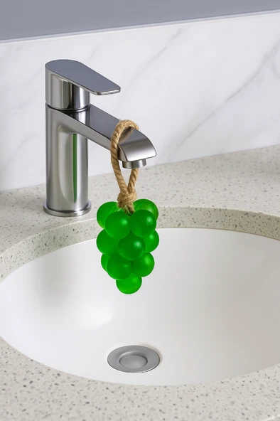 Üzüm Demeti Doğal Sabun – El Yapımı, Kokulu, 11’li - ZTSABUN  Yeşil - Resim 2