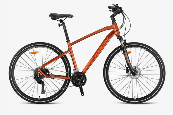 KRON TX 300 28 JANT 18 VİTES HİDROLİK DİSK FREN 18" YENİ CUES SİSTEM BAKIR-KAHVERENGİ(GREENWAY BİSİKLET) ürün görseli 1