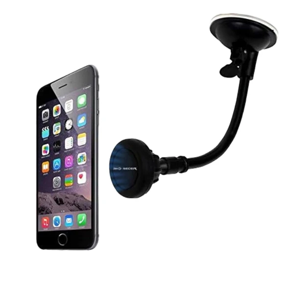 Araç İçi Oto Ofis Ev Masa Mıknatıslı Kuğu Boynu Manyetik Vantuzlu Araba Telefon Tutucu - Resim 3