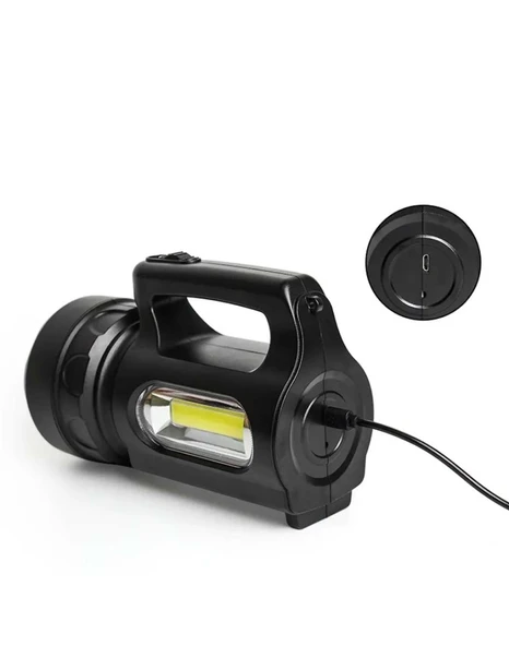 Profesyonel Ultra Güçlü LED El Feneri - Yüksek Performanslı 900 Lümen Aydınlatma - Resim 4