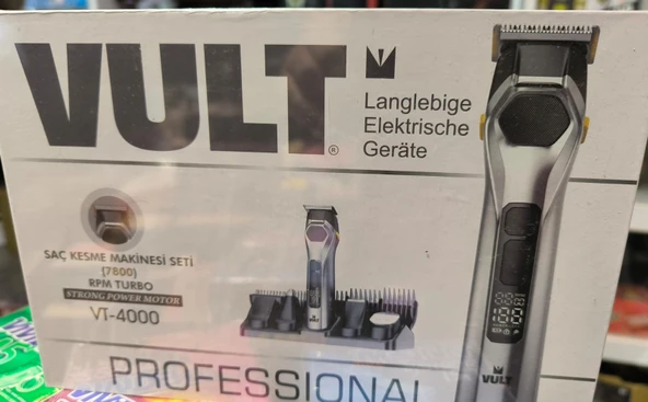 VULT VT 4000 SAÇ SAKAL VUCUT BAKIM SETİ