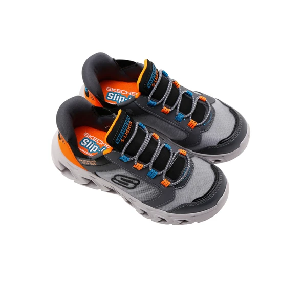 Erkek Çocuk Gri Işıklı Slip-ins: Hypno-flash 2.0 - Odelux 403843L CCOR - Resim 6