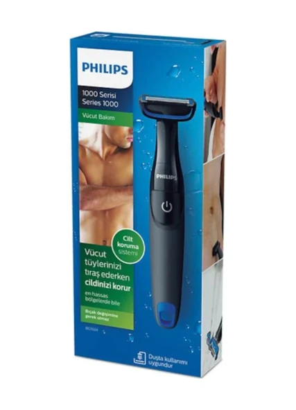 Philips BG1024/15 Bodyshaver Erkek Bakım Kiti Siyah - Resim 5
