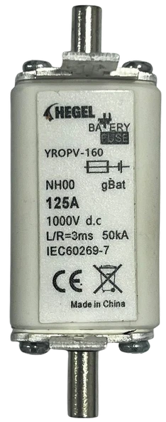 Hegel 125A 1000VDC Bıçaklı Sigorta B Sınıf (YROPV-160-125A) ürün görseli