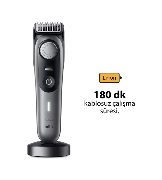Braun Series 9 BT9420 Sakal Düzeltici Gri - Resim 6