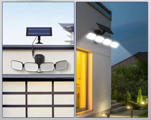 Powermaster 6V 3W Solar Panelli Hareket Sensörlü Ledli Lamba (PM-8048) - Resim 4