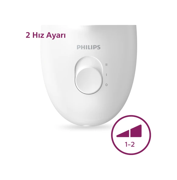 Philips BRE245/05 Satinelle Essential Kompakt Epilatör Yeşil - Resim 6
