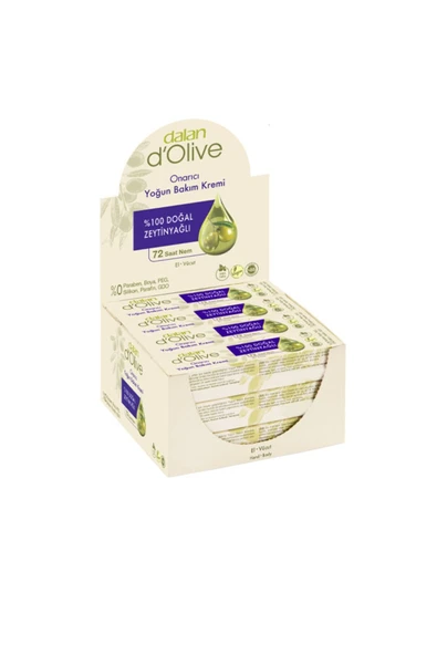 D'olive Onarıcı Yoğun Bakım Kremi 20 Ml 12 Adet Display Stand ürün görseli