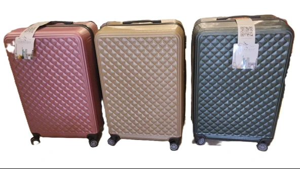 Vkn Valiz Seti 3 Lü Abs Baklava ürün görseli