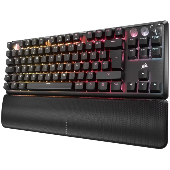 CORSAIR K70 PRO TKL High-Performance Hall Effect Switch RGB Türkçe Siyah Gaming Klavye CH-911911G-TR - Resim 3