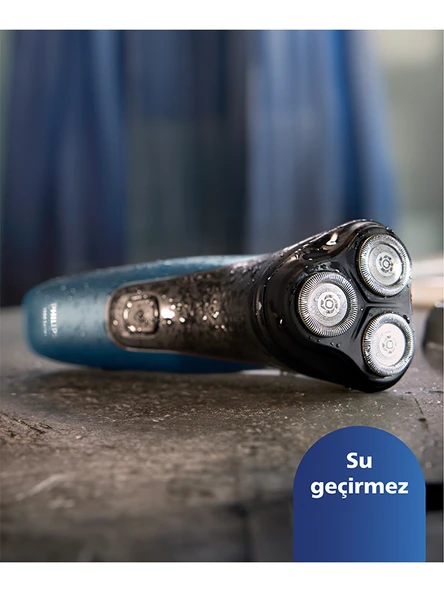 Philips S1134-00 1000 Serisi Elektrikli Tıraş Makinesi Mavi  ( KUTU DEFORME ) - Resim 5