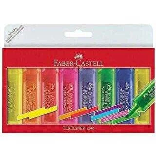 Faber Casrell Şeffaf Gövde Fosforlu Kalem 8 Li ürün görseli