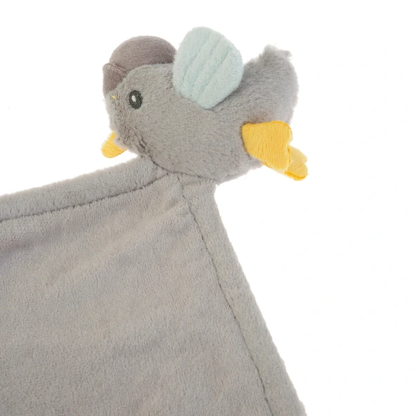 Babyjem 926 Birdy Diş Kaşıyıcılı + Silikon Emzik Hediyeli Uyku Arkadaşım Kahve - Resim 7