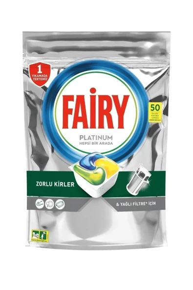 Fairy Platinum 50 li Bulaşık Makinesi Deterjanı - Resim 2