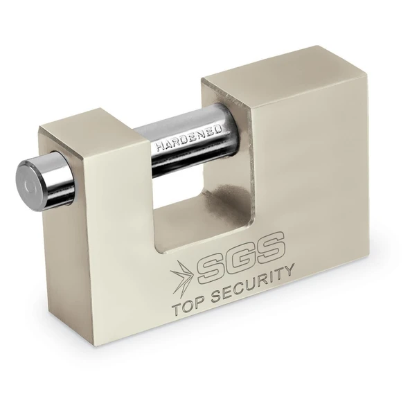 SGS 1367 Cam Kapı Kilidi Kayar Milli Saten Kaplama 90 mm - Resim 2