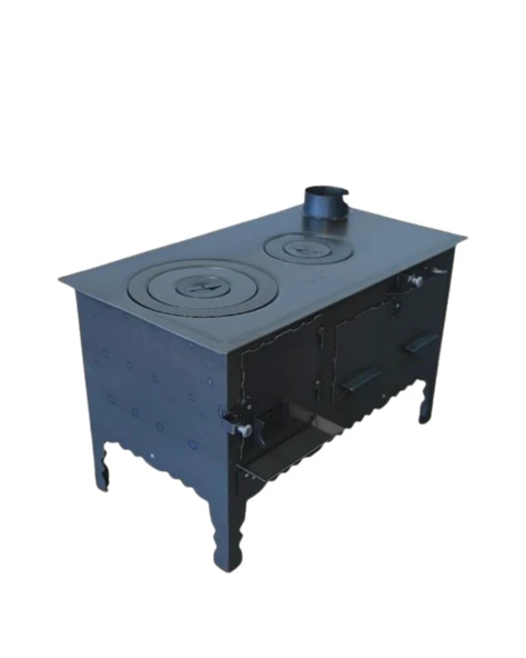 Altaş Vezir 85'lik Karadeniz Kuzinesi Fırınlı Soba - Resim 4