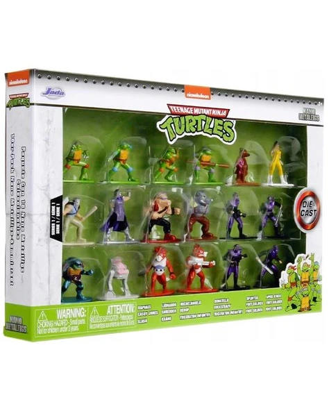 Jada Teenage Mutant Ninja Turtles Nano Metal Figür Seti 18li 253285004 ürün görseli