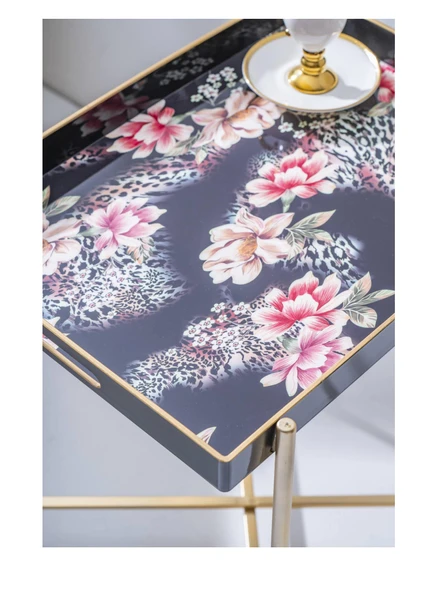 Acar FLK-07981 Tepsili Sehpa Elvira/Lilith/Lucille/Primrose - Resim 2