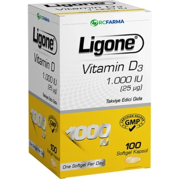 LİGONE VİTAMİN D3 SOFTGEL ürün görseli 1