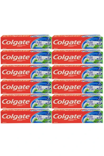 Colgate Diş Macunu Üç Etki 100 ML. X 12 adet - Resim 2