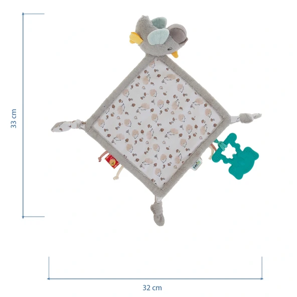 Babyjem 926 Birdy Diş Kaşıyıcılı + Silikon Emzik Hediyeli Uyku Arkadaşım Kahve - Resim 6