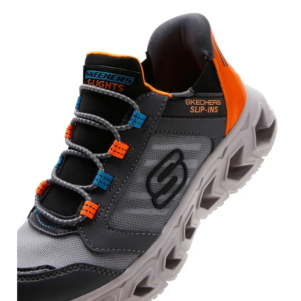 Erkek Çocuk Gri Işıklı Slip-ins: Hypno-flash 2.0 - Odelux 403843L CCOR - Resim 7