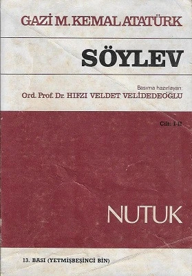 Söylev Gazi Mustafa Kemal Atatürk Cilt : I-II Tek Kitaptır Hıfzı Veldet Velidedeoğlu Çağdaş Yayınları ürün görseli