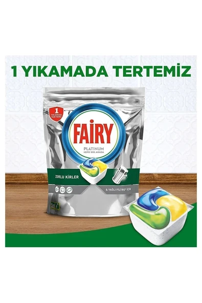 Fairy Platinum 50 li Bulaşık Makinesi Deterjanı - Resim 3