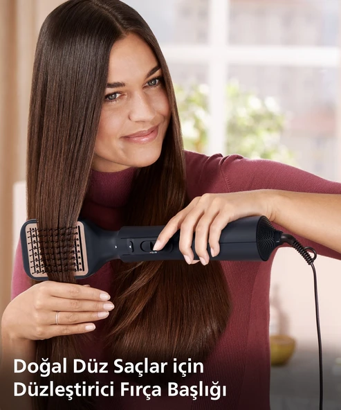Philips BHA530/00 Hava Üflemeli Argan Yağlı Saç Şekillendirici - Resim 3