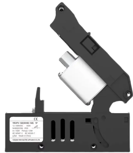 Hegel 160A 550VDC Bıçaklı Sigorta Yuvası B Sınıf (NT1-160A) - Resim 2