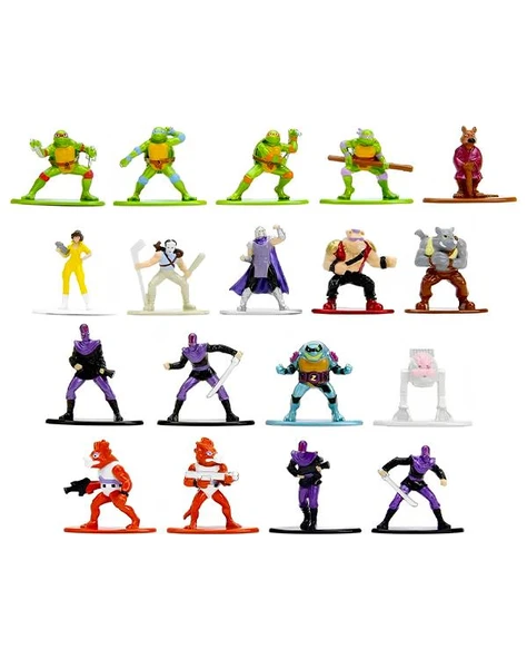 Jada Teenage Mutant Ninja Turtles Nano Metal Figür Seti 18li 253285004 - Resim 2