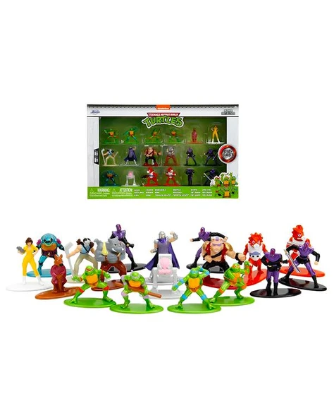 Jada Teenage Mutant Ninja Turtles Nano Metal Figür Seti 18li 253285004 - Resim 3
